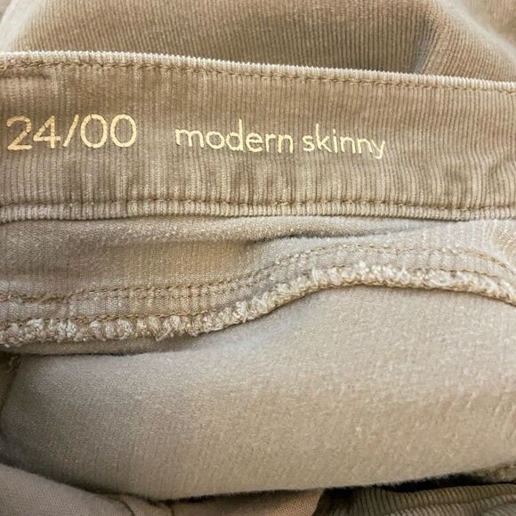 ANN TAYLOR LOFT Modern Skinny Cord Stretch Pant 00 - Picture 2 of 11